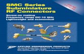 SMC Series Subminiature ALOG RF Connectors - Radiall SMC 127-1.pdf · SMC Subminiature Connectors Click on any line below to go directly to the appropriate page APPLIED ENGINEERING