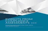 INSIGHTS FROM COMPLIANCE ASSESSMENTS >>> · PDF fileEffective outsourcing and automation ... source of Australia’s financial intelligence ... Insights from compliance assessments
