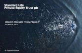 Interim Results Presentation - slpet.co.uk · PDF fileInterim Results Presentation 31 March 2017 . ... Enhanced dividend policy, yield 3.9% Exits generating significant cash flow from