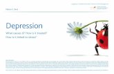 Depression -  · PDF fileModern antidepressants have few side effects. ... is characterised by energy loss, ... In the case of people susceptible to this,