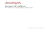 Avaya IP Office · PDF fileIP DECT Installation Manual Page 5 Avaya IP Office 15-601085 Issue 4c (23rd October 2007) Introduction About the IP DECT Wireless Solution The DECT over
