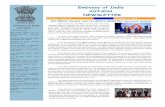 Embassy of India ASTANA NEWSLETTER of India ASTANA NEWSLETTER Inside this issue: 8th BRICS Summit and 1st BRICS-BIMSTEC Outreach Summit 1 President Putin Attends India-Russia Bilateral