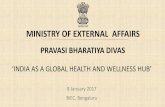 MINISTRY OF EXTERNAL AFFAIRS - pbdindia.gov.inpbdindia.gov.in/sites/default/files/ps_pdf/8/India as Global Health... · MINISTRY OF EXTERNAL AFFAIRS ... Several Inter-Ministerial