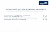 Department of Pure & Applied Chemistry - University of · PDF file · 2018-02-20Department of Pure & Applied Chemistry ... bio-recognition molecules, ... undertaking research on wearable
