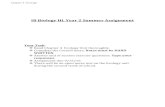 IB Biology HL Year 2 Summer  · PDF fileIB Biology HL Year 2 Summer Assignment ... living organisms need energy for cell ... recycled but energy cannot. Outline the