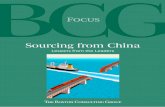 Sourcing from China - BCG · PDF fileBeyond the Boom 1 Sourcing from China Lessons from the Leaders A s companies continue to stretch their supply chains around the globe, some are