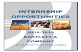 INTERNSHIP OPPORTUNITIES - BARTLETT AND CO · PDF fileINTERNSHIP OPPORTUNITIES 2014-2015 BARTLETT & ... largest private companies in the U.S. ABOUT BARTLETT . ... As a Harvest Intern,
