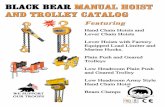 Chain Hoist Beam Clamps Black Bear UKAS '-m SGS . Hand Chain 1. Formed Steel Covers Both the gear case cover and hand Wheel cover are pre-formed steel