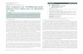 The Impacts of Childhood and Adolescent Obesity on · PDF fileThe Impacts of Childhood and Adolescent Obesity on ... The Impacts of Childhood and Adolescent Obesity on ... results
