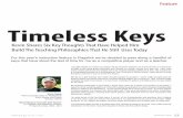 Timeless Keys - Squarespace · PDF fileVoted Ottawa’s Favourite Golf ... dug a lot of my swing thoughts out of the dirt building my golf game ... common sense and balance are timeless