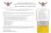 The PEER GAZETTE - fecod.orgfecod.org/newsletter/Volume IV, Issue 2.pdf · MAY 1—AUGUST 31, 2016. Volume IV Issue 2. ... 1 . THANK YOU, FOR ALL YOUR SUPPORT! ... "Ordo ab Chao"--Order