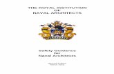 THE ROYAL INSTITUTION OF NAVAL ARCHITECTS guidance for naval architects... · of the Royal Institution of Naval Architects to provide information and guidance to members on safety