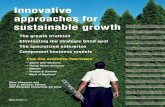 Innovative approaches for sustainable growth · PDF fileInnovative approaches for sustainable growth ibm.com/bcs Marc Chapman and Saul J. Berman, Editors IBM Business Consulting Services