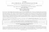 THE FLORIDA BANDMASTER - fba.flmusiced.orgfba.flmusiced.org/media/1272/may-board-meeting-2015.pdf · (Bulletin of the Florida Bandmasters Association, Inc.) 79th Year, No. 5 Pembroke