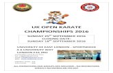 UK OPEN KARATE CHAMPIONSHIPS 2016eskfkarate.co.uk/wp-content/uploads/2016/01/UK-OPEN-COMPETITION... · UK OPEN KARATE CHAMPIONSHIPS 2016 ... Competitors may perform any 2 katas of