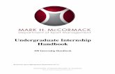 Undergraduate Internship Handbook - Isenberg On...Sport Management Undergraduate Internship Handbook ... semesters of class work to complete AFTER the internship. Health Insurance