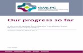 Our progress so far - PSNC Main sitepsnc.org.uk/greater-manchester-lpc/wp-content/uploads/...Our progress so far A six-month update from Greater Manchester Local Pharmaceutical Committee