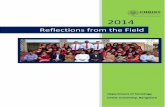 Reflections from the Field - Christ University from... ·  · 2016-08-23REFLECTIONS FROM THE FIELD ... 22 VARSHA A V Vivanta by Taj, Karnataka ... This report provides an account