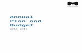 Annual Plan and Budget 2015-16 - City of · Web viewAnnual Plan and Budget 2015–2016 Your Council Lord Mayor Robert Doyle Deputy Lord Mayor Susan Riley Councillors Richard Foster