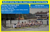 Bedford School Boat Club Annual Dinner & Awards Evening · PDF fileBedford School Boat Club Annual Dinner & Awards Evening Saturday 17th March 2018 ... English Institute of Sport.