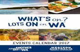 WHAT’S - tourism.wa.gov.au Us/Documents/TWA EVENTS... · of spectacular outdoor ... Mandurah and Denmark as well as local gourmet food ... lm, advertising, digital and the visual