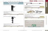 Door Flush/Surface Bolts CD1009 Cane Bolt · PDF fileGatemate Garage Door Bolt • Top mounting plate with HD cradle and safety ... • Low Actuation Forces—Top Bolt Has No Spring