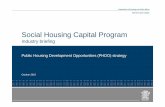 Social Housing Capital Program - Department of … Housing Capital Program Industry briefing Public Housing Development Opportunities (PHDO) strategy October 2015 Service area name