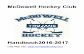 McDowell Hockey Club - LeagueAthletics.comfiles.leagueathletics.com/Text/Documents/13542/66034.… ·  · 2017-05-22School levels and to aggressively compete and win championships