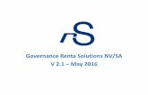 Governance Renta Solutions NV/SA V 2.1 May 2016 Governance_0.pdf · Car brand dealers Car brands ... BoD will appoint a specific ITC for the follow up of the new idea. 2. ... - Decide