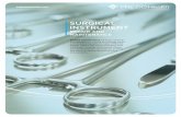 SURGICAL INSTRUMENT - PREZIO · PDF fileSkilled maintenance of your surgical ... Health offers the most exacting and thorough surgical instrument repair and maintenance ... For more