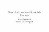 New Horizons in radionuclide therapy - The Royal Society · PDF file · 2011-04-10•Interested in Radionuclide imaging and therapy using antibodies and peptides ... Dose Level FDG-PET