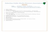 Suburban Public Works Directors Association - …spwda.org/downloads/Agendas/SPWDAAgendas2016Combined.pdfSuburban Public Works Directors Association Agenda Date: ... APWA PWX – August