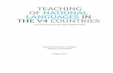 TEACHING OF NATIONAL LANGUAGES IN THE V4 …pages.pedf.cuni.cz/kcj/files/2017/02/V4-monograph-el... ·  · 2017-02-16TEACHING OF NATIONAL LANGUAGES IN ... terests are stylistics,
