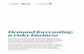 Demand forecasting: a risky businesswaterrecyclinginvestment.com/.../ISF019_AWRC_T3_Demand-Forecas… · Demand forecasting: a risky business This cross-cutting theme demonstrates