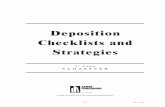 Deposition Checklists and Strategies - James Publishingjamespublishing.com/wp-content/uploads/toc/dco-contents.pdf · Deposition Checklists and Strategies F-2 ... Chapter 2 Vehicular