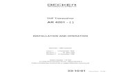 AR 4201 - ( ) - Aircraft Spruce & Specialty Co · PDF filear 4201 - ( ) installation and ... 3-8 dec. 15/95 installation and operation ar 4201 - ( ) 23-10-01 lep page 1 ... ar 4201