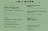 Copy of Event Menus Plated - Meetings Canada · PDF file · 2017-07-17leek & potato soup chorizo croquette ... provencal fish soup fresh fish - clams - shrimp fennel - tomato broth