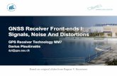 GNSS Receiver Front-ends I: Signals, Noise And Distortionskom.aau.dk/~dpl/courses/mm07_slides.pdf · GNSS Receiver Front-ends I: Signals, Noise And Distortions ... Without memory