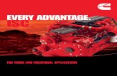 TM ISC - Cummins Engines · PDF fileCummins ISC delivers the ideal combination of power, performance and operating efficiencies. ... nearly 3,500 authorized parts or service outlets