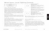 Wired Vareo Local Lighting Controls - Lutron … Vareo ® Local Lighting Controls lOCAl lIGhTING CONTROlS Wired Vareo local lighting controls function much like standard dimmers and