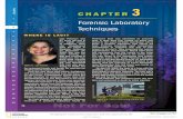 CHAPTER Forensic Laboratory Techniques - Cengagengl.cengage.com/assets/downloads/forsci_pro0000000541/4827_adv_ch3.pdfForensic Laboratory Techniques ... tors whether the blood is from