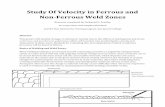 Study Of Velocity in Ferrous and Non-Ferrous Weld · PDF file · 2011-07-01Study Of Velocity in Ferrous and Non-Ferrous Weld Zones ... This project will identify changes in ultrasonic