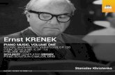 ERNST KRENEK AT THE PIANO: AN INTRODUCTION · PDF file4 willingness to absorb the absurd, the ironic, and the disruptive in his music, were to remain with Krenek for the rest of his
