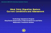 West Point Digestion System Current Conditions and … County DNRP- WTD Technology Assessment Program West Point Digestion System Current Conditions and Assessment Technology Assessment