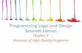 Programming Logic and Design Seventh Editionweb.cerritos.edu/jwilson/SitePages/cis_103/presentations/pld7e_ch...Programming Logic and Design, Seventh Edition 2. ... Figure 2-1 Flowchart