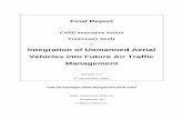 on Integration of Unmanned Aerial Vehicles into Future Air ... · PDF fileVehicles into Future Air Traffic Management ... pollution detection, ... Integration of Unmanned Aerial Vehicles
