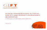 PUBLIC PARTICIPATION IN FISCAL POLICY AND · PDF fileAbstract ... The City of Pazin – Watch out - the budget! ... would result in enhanced public participation in fiscal policy and