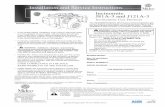 Installation and Service Instructions Incinomite - · PDF fileInstallation and Service Instructions ... 1 Standard burners are shipped as NATURAL gas models. A kit is available for