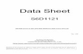 Data Sheet - Electrónica Estudio | Ingeniería ... · PDF fileData Sheet S6D1121 240 RGB Source & 320 LTPS With GRAM For 262K Colors TFT-LCD ... NOTES: 1. Scribe line included in