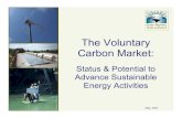 Voluntary Carbon Market Overview - Green · PDF file · 2010-01-27The Concept of Project-Based Carbon Trading Emission Reduction ... Mechanism (CDM) Notes Voluntary vs. Regulatory